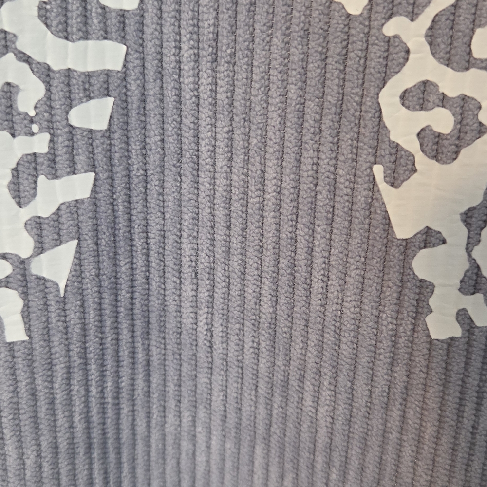 Gray Star Graphic Sweatshirt | Leopard Print Star | Relaxed Chic Lounge Top - Picture 6 of 8